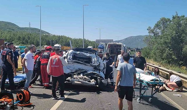 Menteşe'de kaza: 2'si ağır 4 yaralı