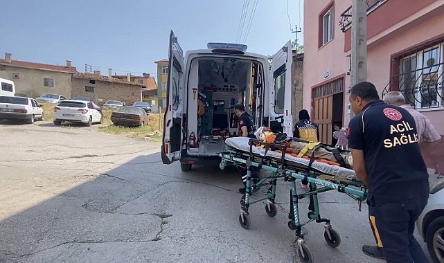 Merdivenden düşen çocuk yaralandı