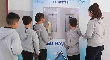 Merkezefendi Belediyesi 15 okula 30 steril içme suyu ünitesi yerleştirdi