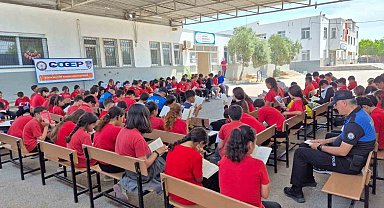 Mersin polisi öğrenciler için okuma etkinliği düzenledi