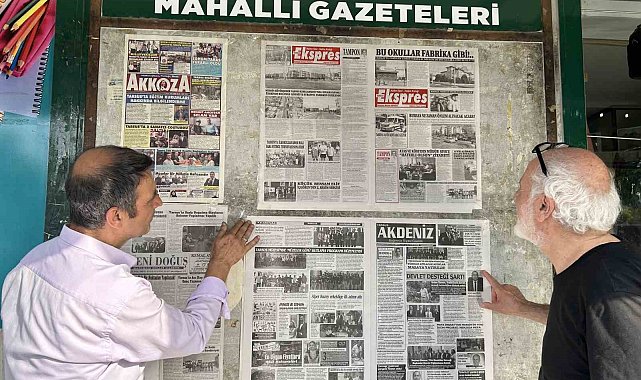Mersin'de 48 yıllık duvar gazetesi geleneği