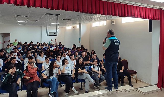 Mersin'de çocuklara güvenlik ve bilinçlendirme eğitimi