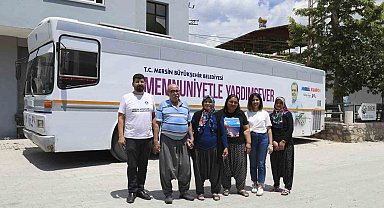 Mersin'de kırsal mahallelere ücretsiz bayram tıraşı hizmeti