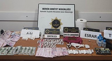 Mersin'de uyuşturucu ile mücadele: 35 şüpheli tutuklandı