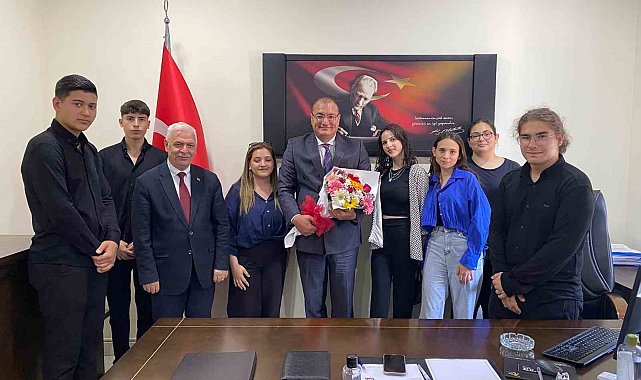 Meslek lisesi öğrencilerine teşekkür belgesi