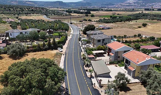 Milas Menteş yolu Kurban Bayramı öncesi tamamlandı