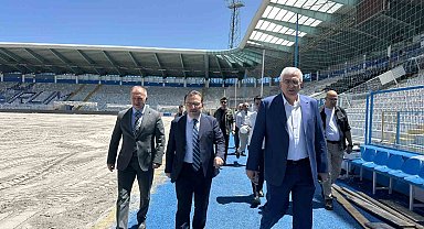 Milletvekili Altınok ve Öz, Kazımkarabekir Statı'ndaki zemin yenileme çalışmasını inceledi