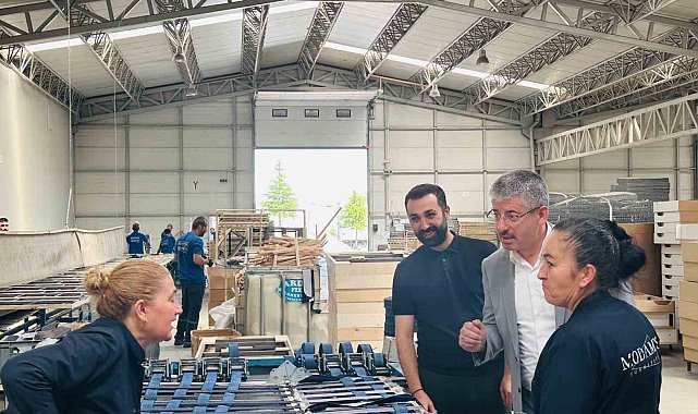 Milletvekili Çopuroğlu; fabrika ziyaretleriyle programlarına başladı