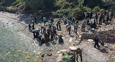 Milli Park'ta ziyarete kapalı koylar temizlendi