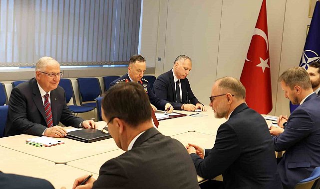 Milli Savunma Bakanı Güler, Letonyalı mevkidaşı Spruds ile görüştü