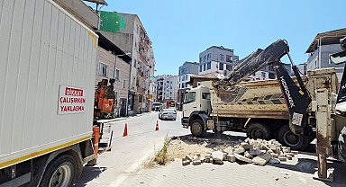 Mudanya'da alternatif yolda genişletme çalışmaları başladı