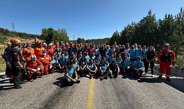 Muğla'da gerçeği aratmayan deprem tatbikatı