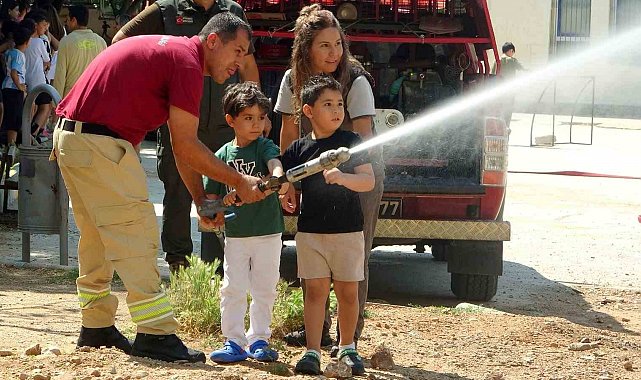 Muğla'da öğrencilere orman yangınları konusunda eş zamanlı farkındalık eğitimi verildi