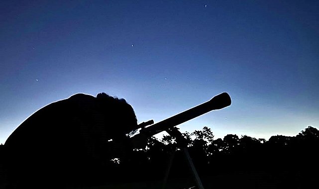 Nadir gerçekleşen meteor yağmurunu gözlemlediler