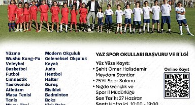 Niğde'de gençler spora doyacak