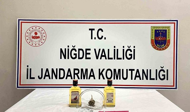 Niğde'de uyuşturucu operasyonu: 1 gözaltı