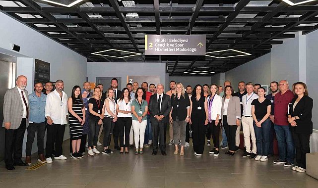 Nilüfer Belediyesi çalışanları bayramlaştı