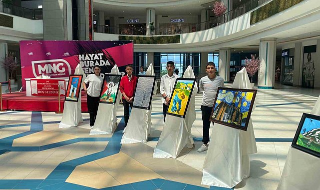 Öğrencilerin göznuru emekleri görücüye çıktı