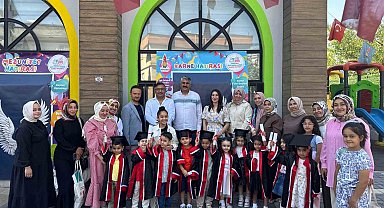 Onikişubat Belediyesinin gündüz bakımevinde ilk mezuniyet heyecanı