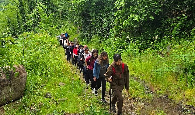 Ordu'da 62 dağcı, doğa yürüyüşü gerçekleştirdi