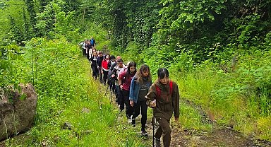 Ordu'da 62 dağcı, doğa yürüyüşü gerçekleştirdi