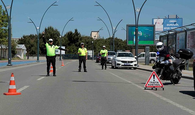 Ordu'da bir haftada yaklaşık 17 bin araç ve sürücüsü denetlendi