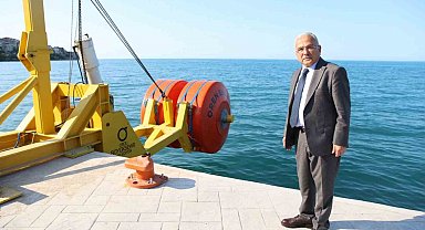 Ordu'da dalgalardan enerji üretiliyor