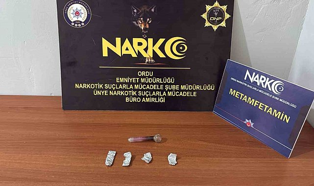 Ordu'da uyuşturucu operasyonlarında 1 tutuklama