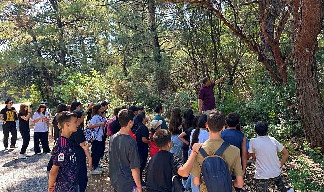 Ortaokul öğrencileri doğanın dilini öğrendi