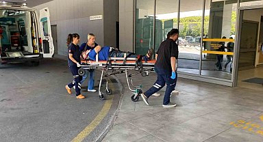 Otomobil ağaca çarptı, yaşlı çift yaralandı