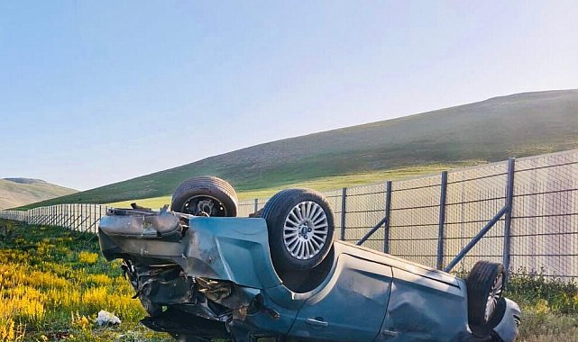 Otomobil takla attı, 4 kişi yaralandı