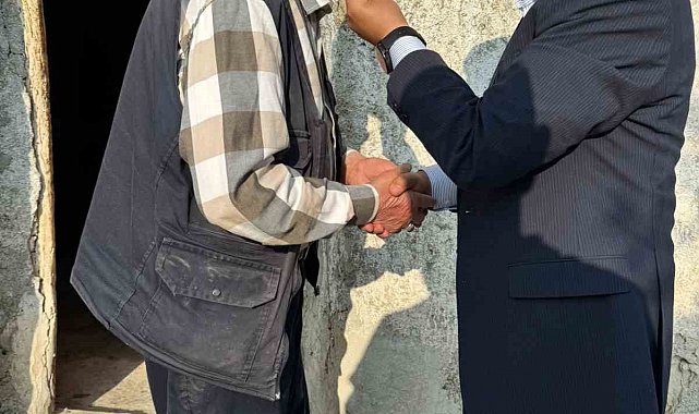 Özükavak Belediye Başkanı Gökçetürk, vatandaşlarla bayramlaştı