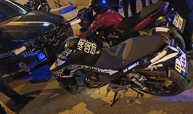Park içindeki yaya yolunda motosikletle gezenler için gereği yapıldı