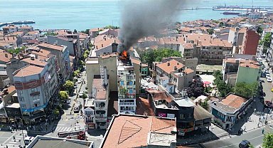 Pastane yangını asansör panosundan çıkmış