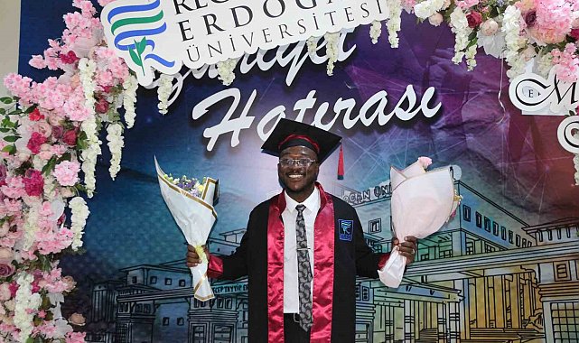 Rize'nin Ganalı horoncusu mezun oldu