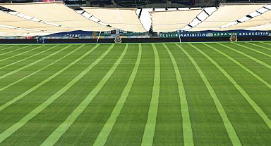 Rizespor stadında çimlere brandalı önlem