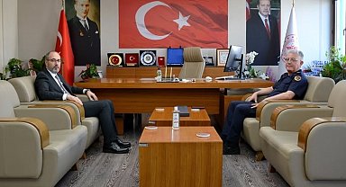 Sağlık Müdürü Öztürk'e hayırlı olsun ziyareti