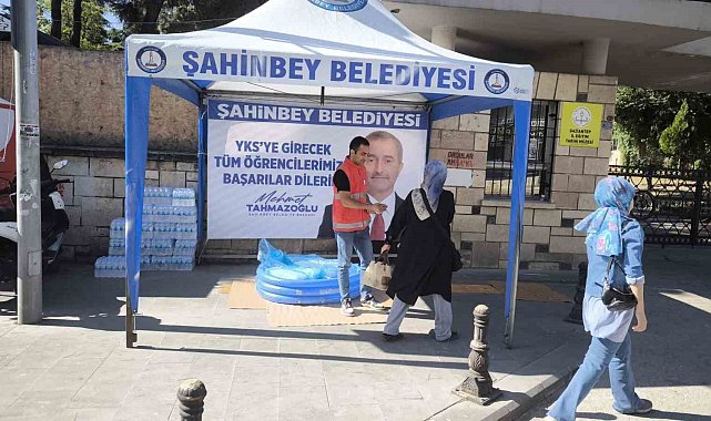 Şahinbey belediyesi öğrencileri yalnız bırakmadı