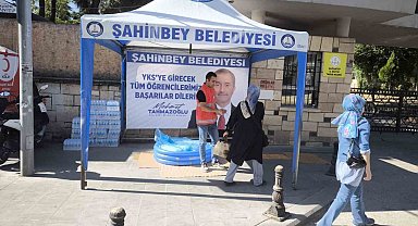 Şahinbey belediyesi öğrencileri yalnız bırakmadı