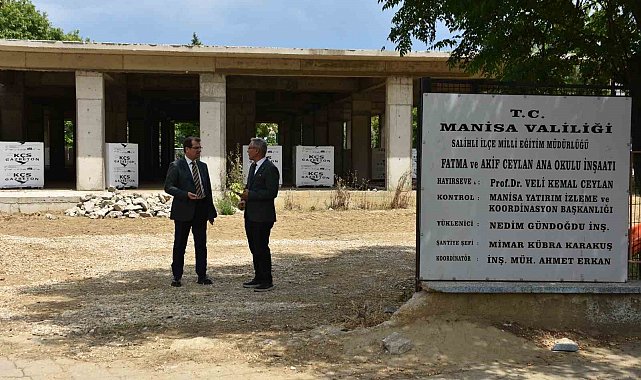 Salihli'ye 2 yeni anaokulu yapılıyor