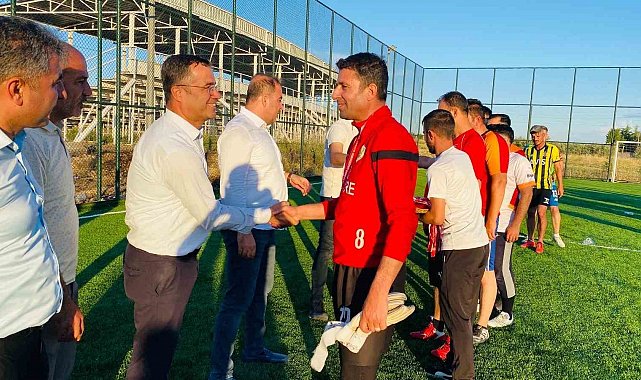 Samsat'ta kurumlar arası futbol turnuvası düzenlendi