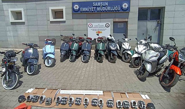 Samsun merkezli 6 ilde "motosikletlerde usulsüz silindir hacmi artışı" operasyonu: 12 gözaltı
