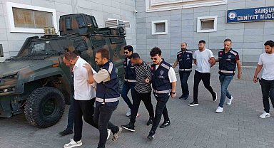 Samsun merkezli 8 ilde sahte alkol operasyonunda 4 kişi adliyeye sevk edildi