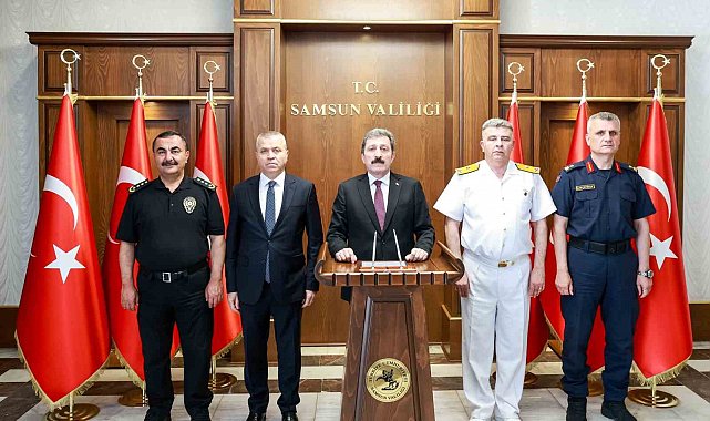 Samsun'da bayramda 6 bin 277 personel sahada, suç oranlarında yüzde 48 düşüş