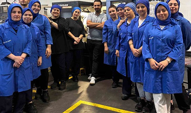 Samsunlu kadınlar CNC torna operatörü eğitimi aldı