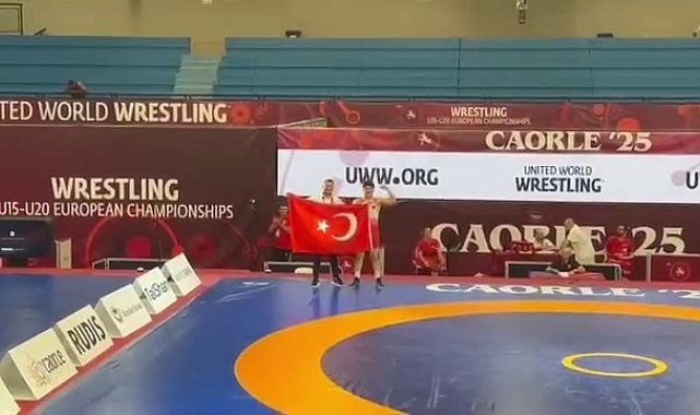 Samsunlu sporcu Aksu, Avrupa şampiyonu oldu