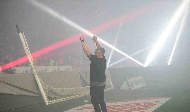 Samsunspor'dan coşkulu Avrupa kutlaması