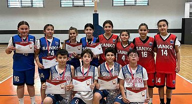SANKO Okulları basketbolda şampiyon oldu