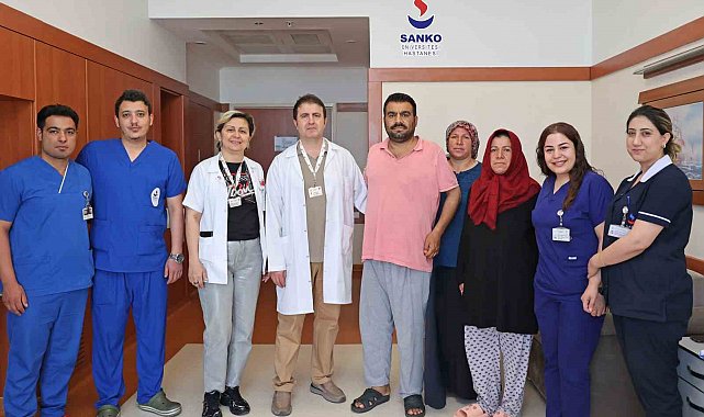 SANKO Üniversitesi Hastanesi'nde başarılı böbrek nakli