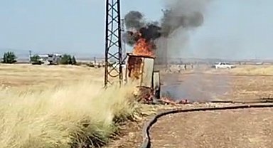 Şanlıurfa'da trafo yangını korkuttu